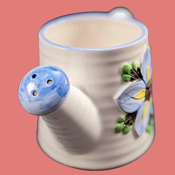 Vintage 1980s Watering Can Planter/Vase by Lefton's - Picture 2 of 5